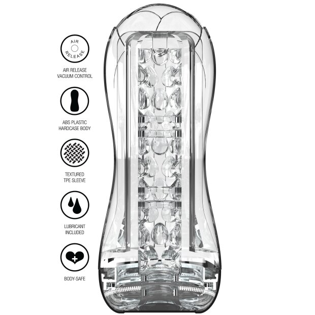 ToyJoy Hero Big Clear Blast Vacuum Stroker Transparent