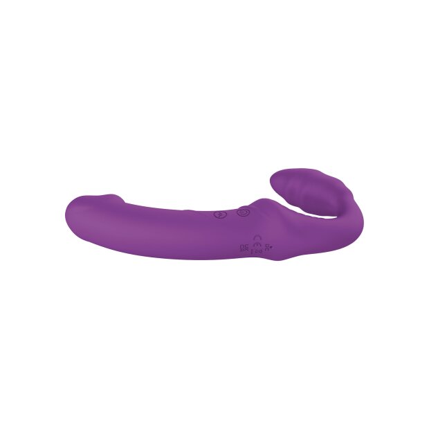 Toyjoy Designer Edition Nymphea Vibrating Strap-On Purple