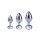 ToyJoy Anal Play Disco Diamond Plug Medium Silver 3,3 cm