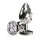 ToyJoy Anal Play Disco Diamond Plug Large Silver 3,85 cm