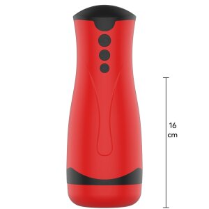 Hidden Desire Fusion X Super Suction Masturbator Red