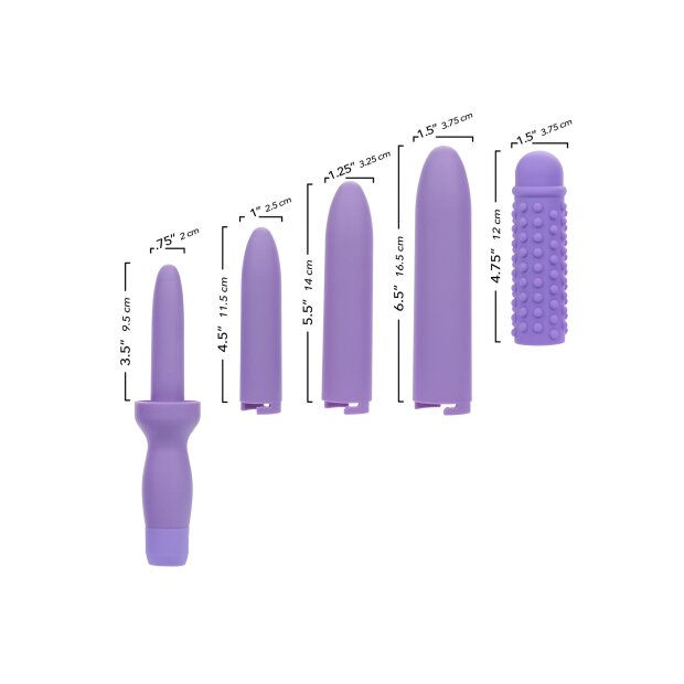 CalExotics Dr. Laura Berman Dilators Set Purple