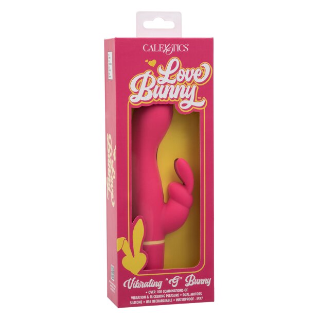 CalExotics Love Bunny Vibrating G” Bunny Pink