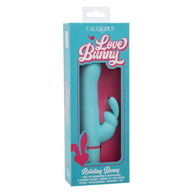 CalExotics Love Bunny Rotating Bunny Blue
