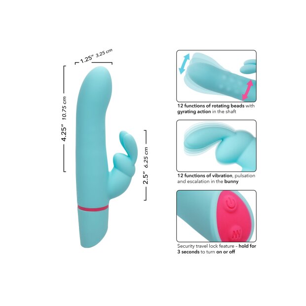 CalExotics Love Bunny Rotating Bunny Blue