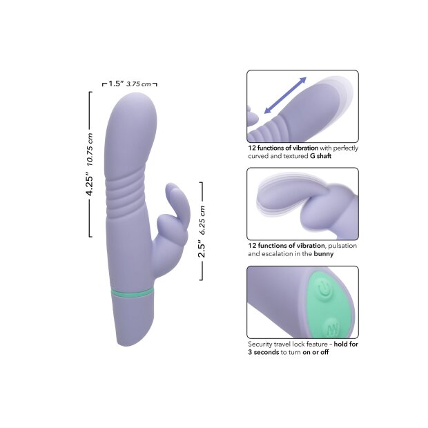 CalExotics Love Bunny Thrusting Bunny Purple