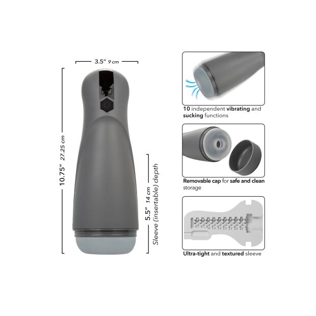 CalExotics Milk Master Automatic Milker Black