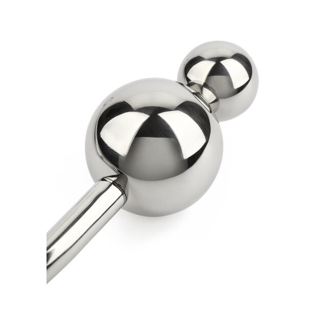 Mr. Steel Anal Hook Double Balls 25+40 mm Silver
