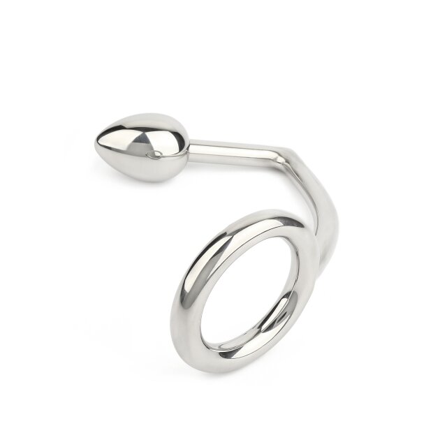 Mr. Steel Ass Hitch Egg 30 mm/Ring 40 mm Silver