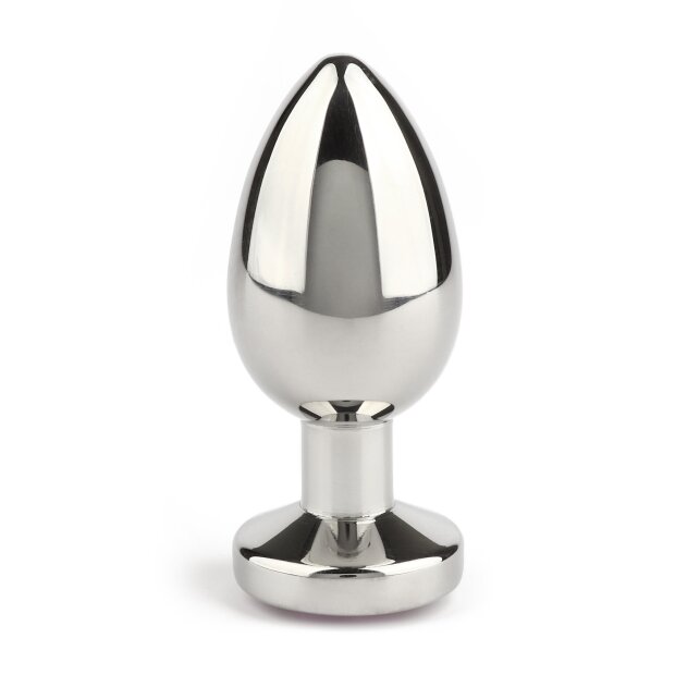 Mr. Steel Jewled Butt Plug Small Pink 2,5 cm