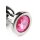 Mr. Steel Jewled Butt Plug Large Pink 3,8 cm