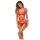 Love Status Lace 2Pc Bra Set Red S/M - M/L