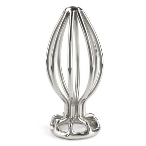 Mr. Steel Round Wire Plug Medium Silver