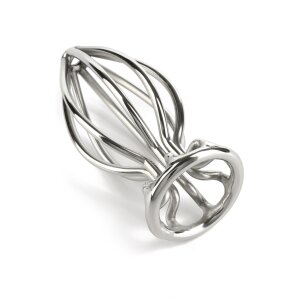 Mr. Steel Round Wire Plug Medium Silver