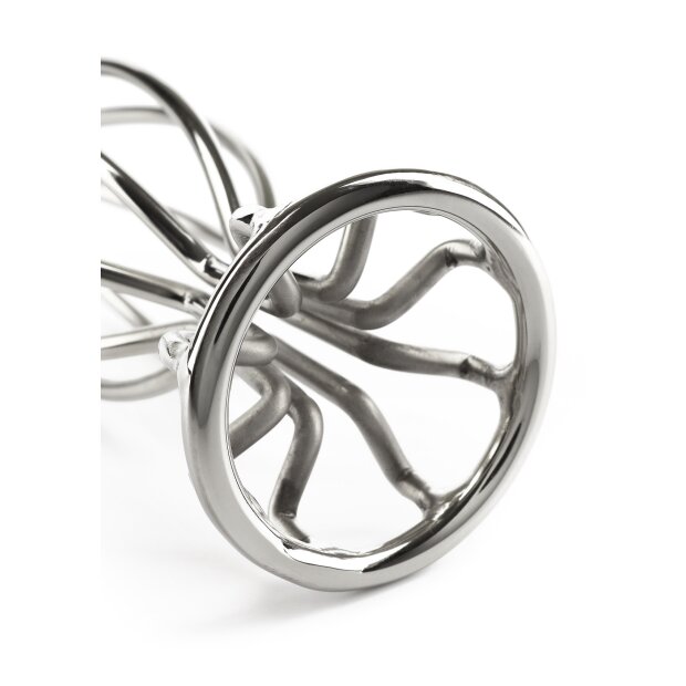 Mr. Steel Round Wire Plug Large Silver