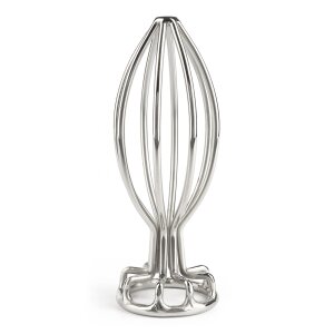 Mr. Steel Round Wire Plug Large Silver