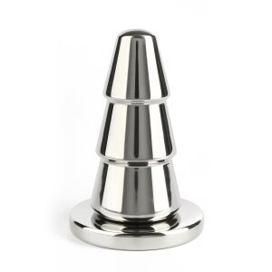 Mr. Steel Advanced Cone Butt Plug Silver 5,5 cm