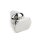 Mr. Steel Heavy Steel Butt Plug Small Silver 3,8 cm