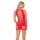 Cant Commit Dress Red Onesize - Queensize