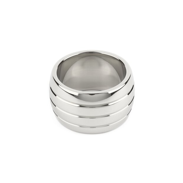 Mr. Steel Oval Barrel C-Ring 40 mm Silver