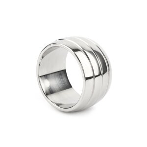 Mr. Steel Oval Barrel C-Ring 45 mm Silver