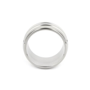 Mr. Steel Oval Barrel C-Ring 45 mm Silver