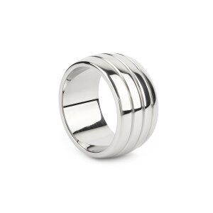 Mr. Steel Oval Barrel C-Ring 50 mm Silver
