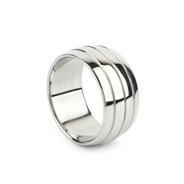 Mr. Steel Oval Barrel C-Ring 55 mm Silver