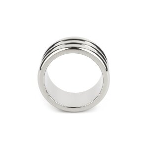 Mr. Steel Elegant Deep C-Ring 40 mm Silver