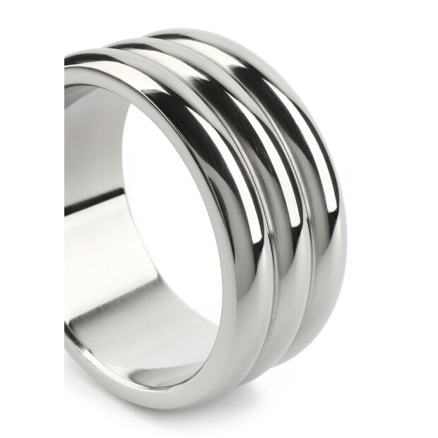 Mr. Steel Elegant Deep C-Ring 50 mm Silver