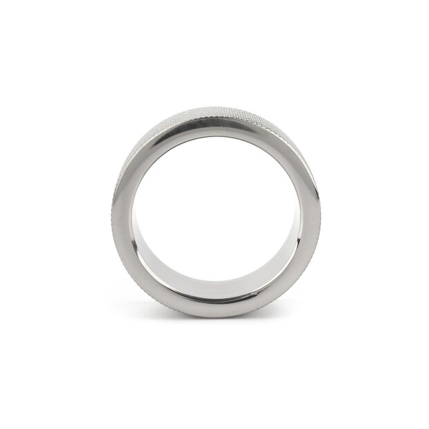Mr. Steel CrissCross C-Ring 40 mm Silver