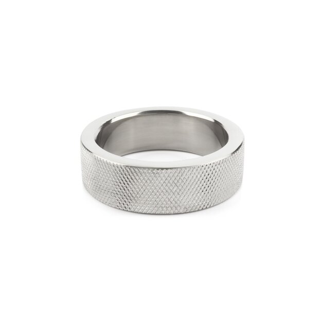 Mr. Steel CrissCross C-Ring 40 mm Silver