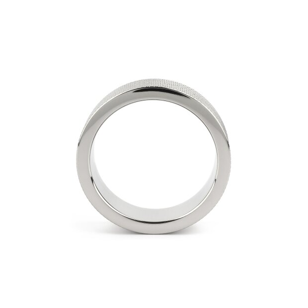 Mr. Steel CrissCross C-Ring 45 mm Silver