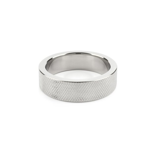 Mr. Steel CrissCross C-Ring 45 mm Silver