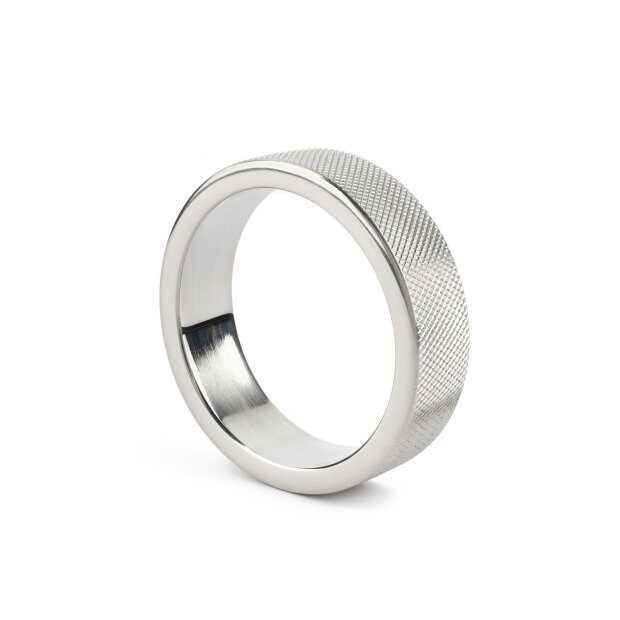 Mr. Steel CrissCross C-Ring 50 mm Silver