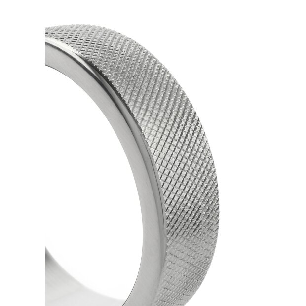 Mr. Steel CrissCross C-Ring 50 mm Silver