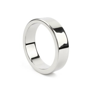 Mr. Steel Wide Band C-Ring 50 mm Silver