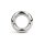 Mr. Steel Click Klak DoNut C-Ring 40 mm Silver