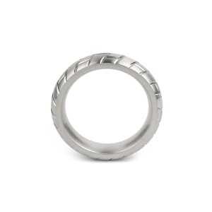 Mr. Steel MeGa Tire C-Ring Satin 50 mm Silver