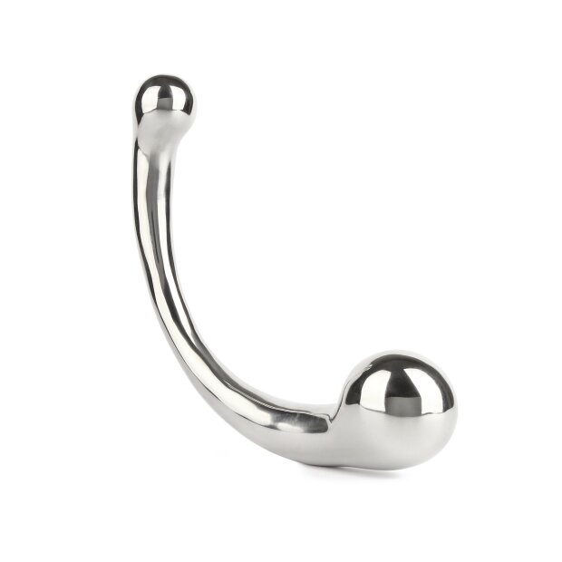 Mr. Steel The Curvy G-spot Double Ended Silver 19 cm