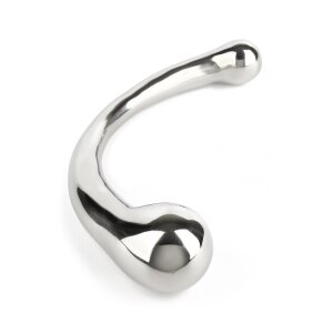 Mr. Steel The Curvy G-spot Double Ended Silver 19 cm