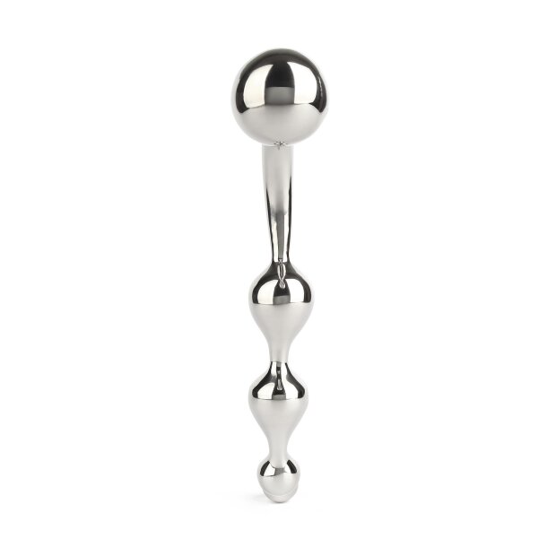 Mr. Steel Twisted Desire Bulb Wand Silver 24 cm