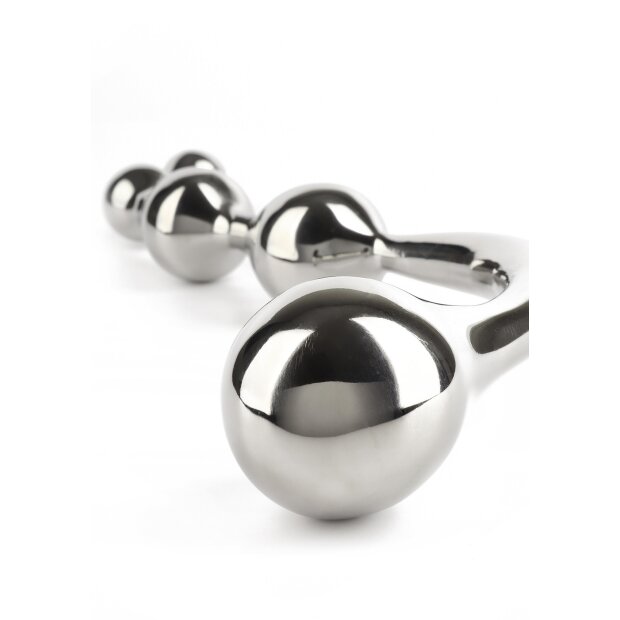 Mr. Steel Twisted Desire Bulb Wand Silver 24 cm