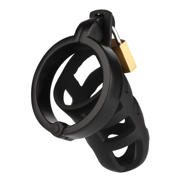 Mr. Steel Brutal Chastity Cage Black