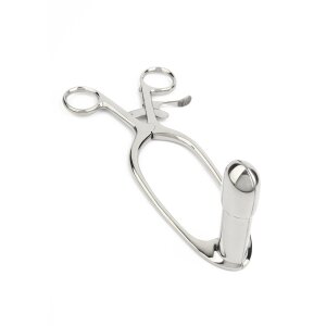 Mr. Steel Barr Rectal Speculum Large Silver