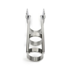 Mr. Steel Double Finger Pinwheel Silver