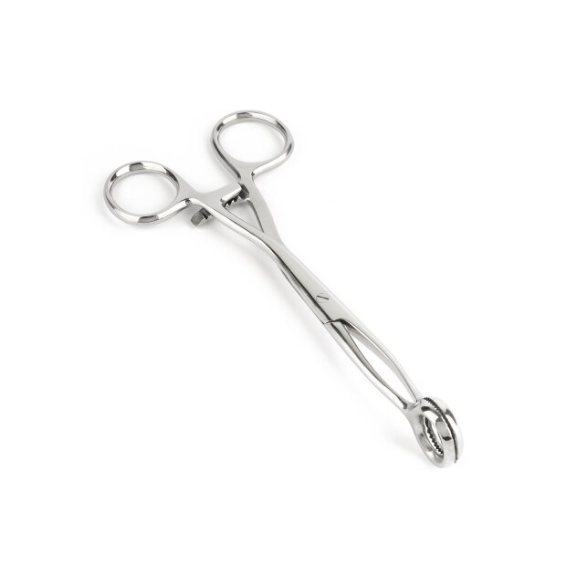 Mr. Steel Cube Tongs O Shape Silver