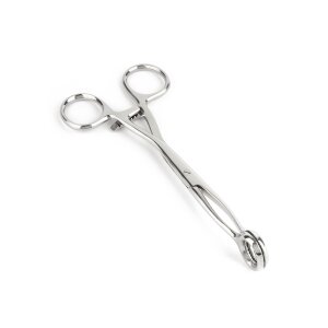Mr. Steel Cube Tongs O Shape Silver