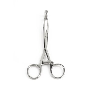 Mr. Steel Cube Tongs O Shape Silver