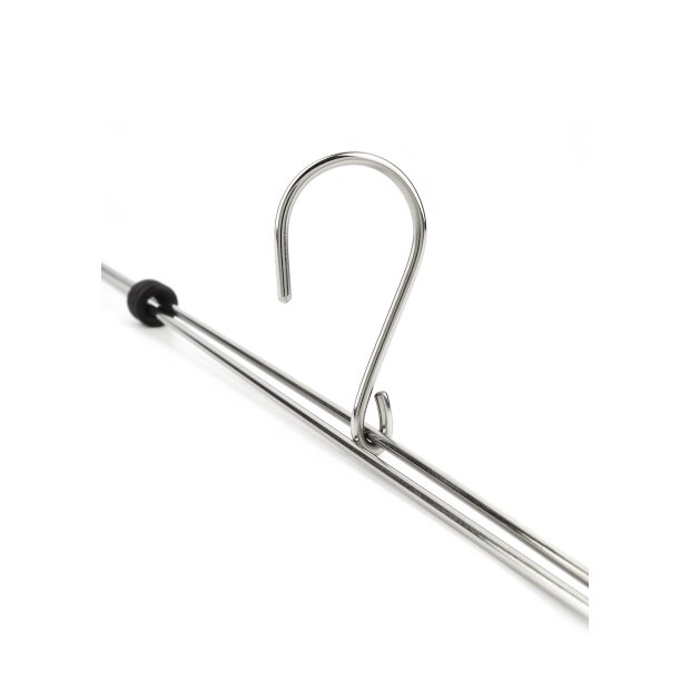 Mr. Steel Long Thai Hooked Pain Stick Silver